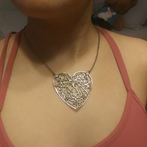 Beautiful Large heart necklace